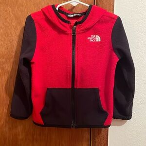 North Face hooded fleece jacket, kids’ 3T